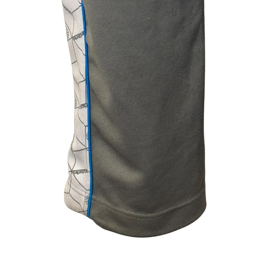 Akademiks Men's Track Pants Straight Leg Athletic Piping Pull On Gray Size 2XL - Picture 11 of 13